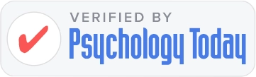 Verified by Psychology logo for professional online counselling.
